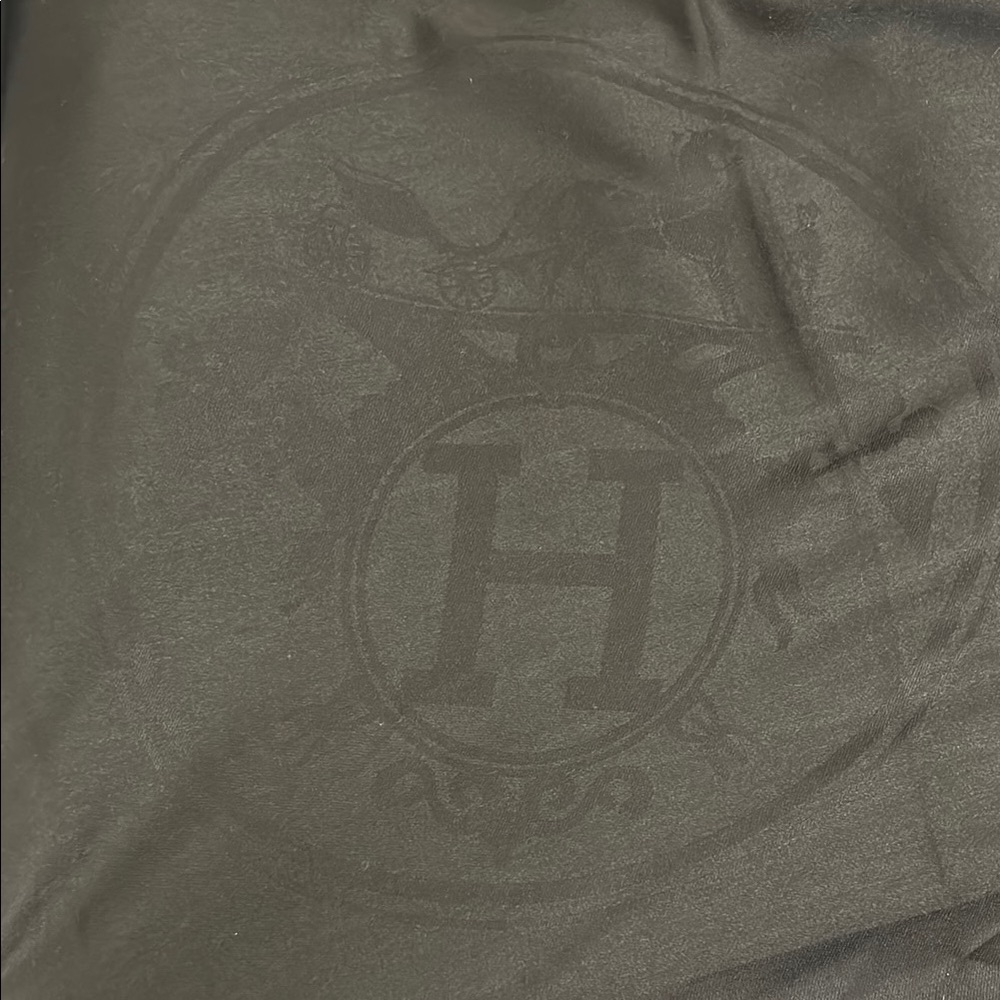 Hermes NWT Silk Cashmere Black Scarf